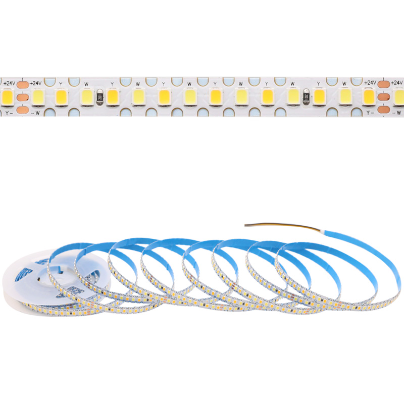24V 2835 CCT Color Tuning Sawtooth Shape LED Strip Light S 24V 2835 CCT Color Tuning Sawtooth Shape LED Strip Light S
